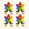 Twisted Dandy Plush 4PCS